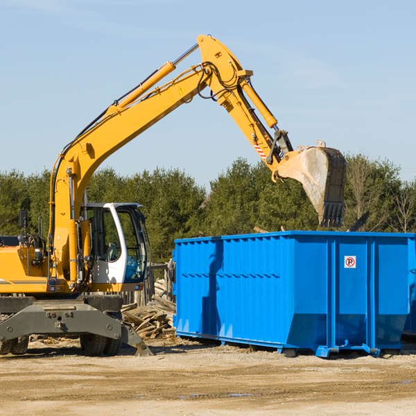 can i choose the location where the residential dumpster will be placed in Ballwin MO